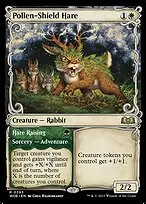 Pollen-Shield Hare // Hare Raising — Wilds of Eldraine