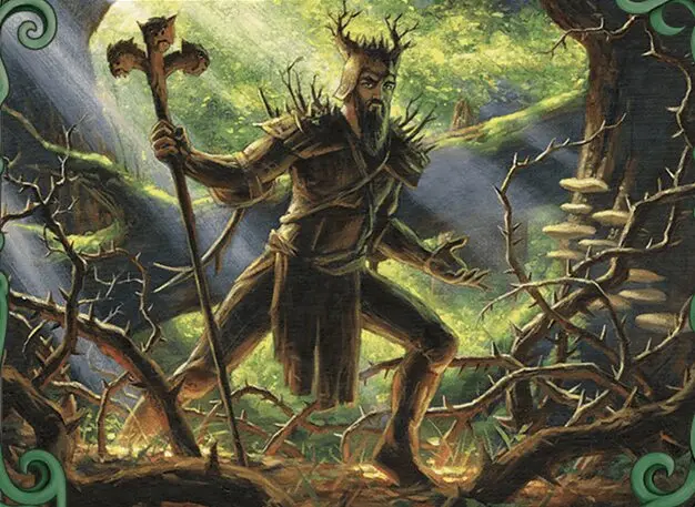 Art detail — Questing Druid // Seek the Beast