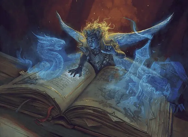 Art detail — Storyteller Pixie