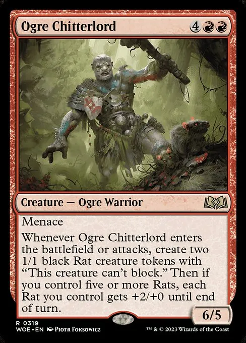 Ogre Chitterlord — Wilds of Eldraine