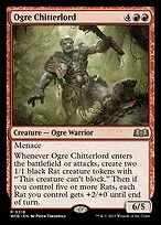 Ogre Chitterlord — Wilds of Eldraine