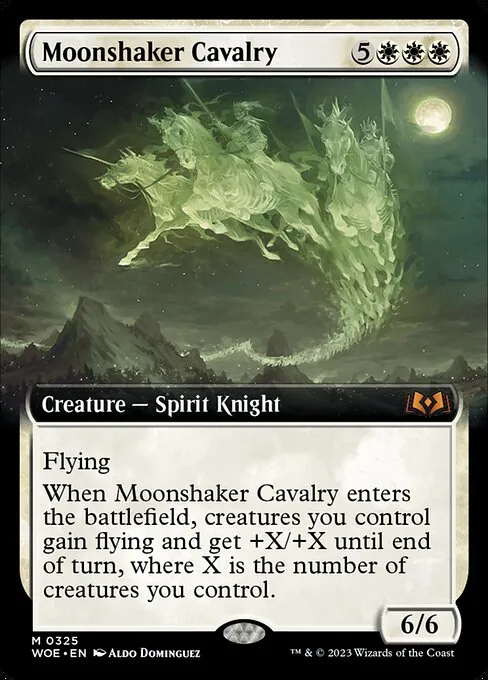 Moonshaker Cavalry — Wilds of Eldraine