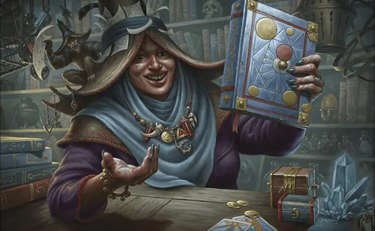 Art detail — Spellbook Vendor