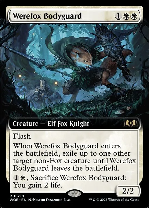Werefox Bodyguard — Wilds of Eldraine