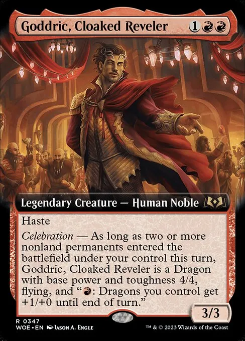 Goddric, Cloaked Reveler — Wilds of Eldraine