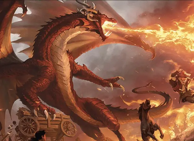 Art detail — Realm-Scorcher Hellkite