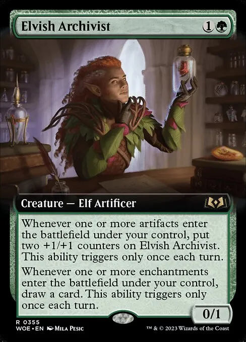 Elvish Archivist — Wilds of Eldraine