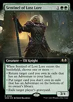 Sentinel of Lost Lore — Wilds of Eldraine