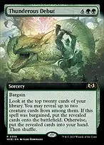 Thunderous Debut — Wilds of Eldraine