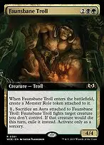 Faunsbane Troll — Wilds of Eldraine
