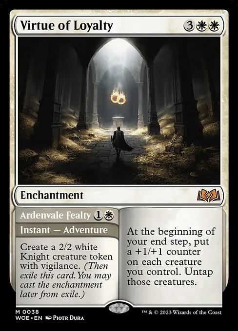 Virtue of Loyalty // Ardenvale Fealty — Wilds of Eldraine