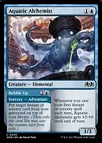 Aquatic Alchemist // Bubble Up — Wilds of Eldraine
