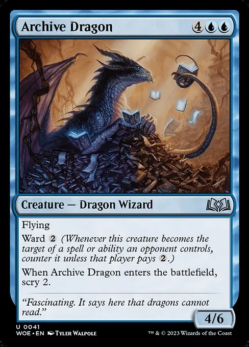Archive Dragon — Wilds of Eldraine