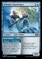 Beluna's Gatekeeper // Entry Denied — Wilds of Eldraine