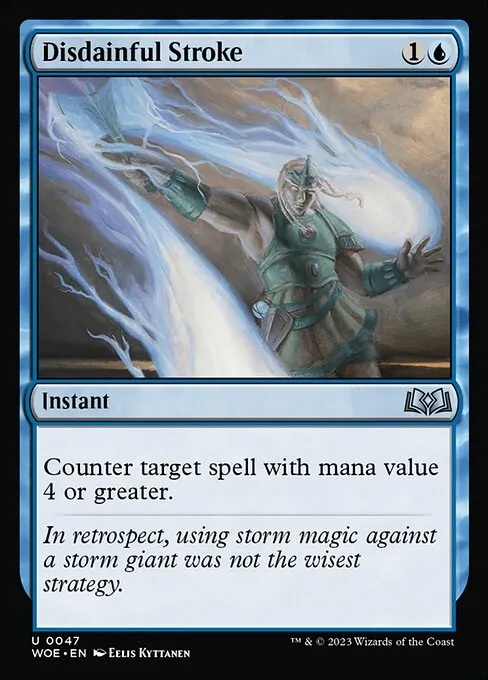 Disdainful Stroke — Wilds of Eldraine
