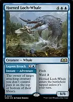 Horned Loch-Whale // Lagoon Breach — Wilds of Eldraine