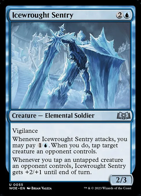 Icewrought Sentry — Wilds of Eldraine