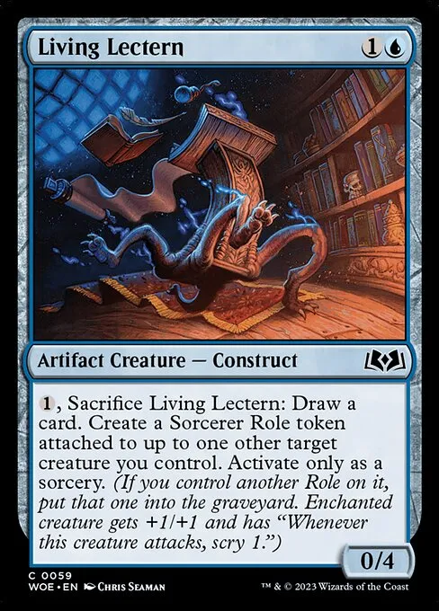 Living Lectern — Wilds of Eldraine