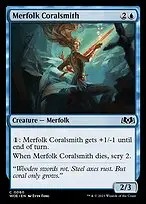 Merfolk Coralsmith — Wilds of Eldraine