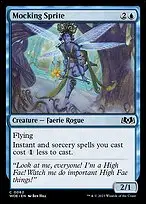 Mocking Sprite — Wilds of Eldraine