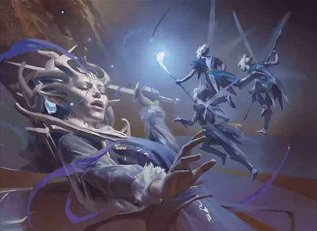 Art detail — Obyra's Attendants // Desperate Parry