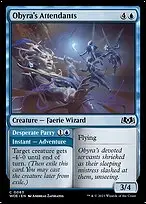 Obyra's Attendants // Desperate Parry — Wilds of Eldraine