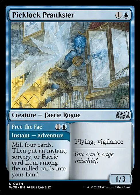 Picklock Prankster // Free the Fae — Wilds of Eldraine