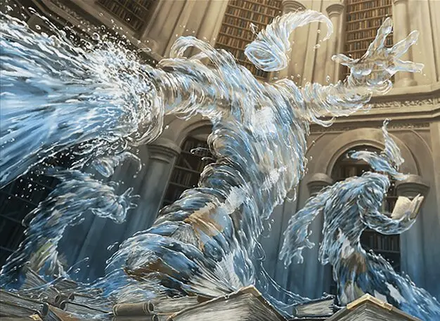 Art detail — Splashy Spellcaster