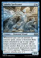 Splashy Spellcaster — Wilds of Eldraine