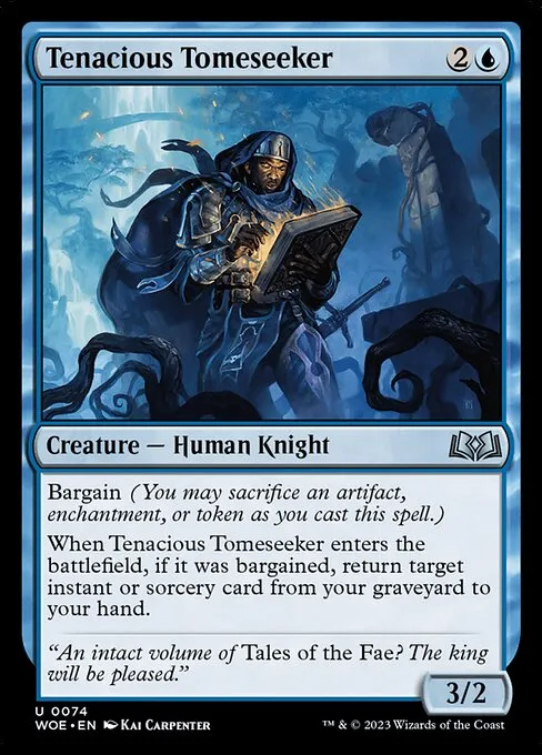 Tenacious Tomeseeker — Wilds of Eldraine
