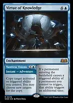 Virtue of Knowledge // Vantress Visions — Wilds of Eldraine