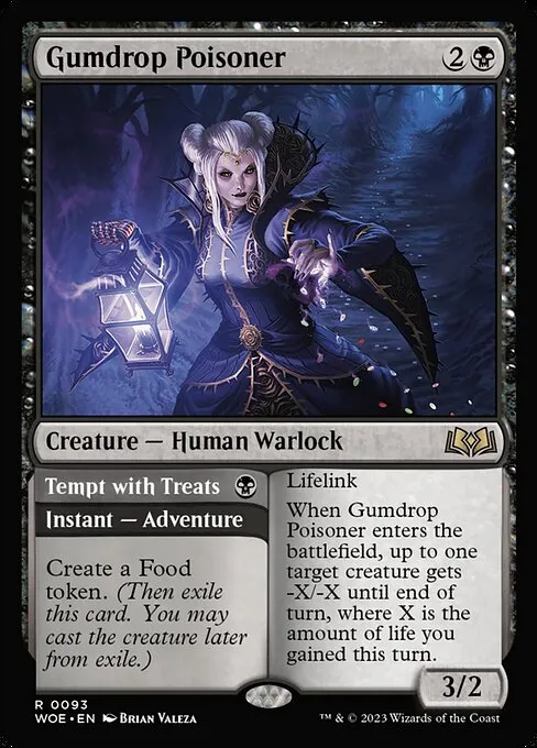 Gumdrop Poisoner // Tempt with Treats — Wilds of Eldraine