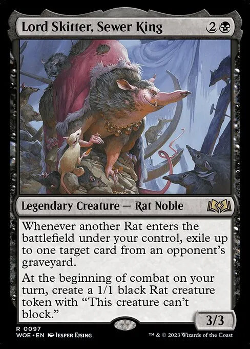Lord Skitter, Sewer King — Wilds of Eldraine