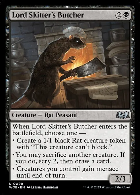 Lord Skitter's Butcher — Wilds of Eldraine
