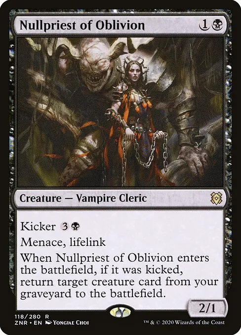 Nullpriest of Oblivion — Zendikar Rising