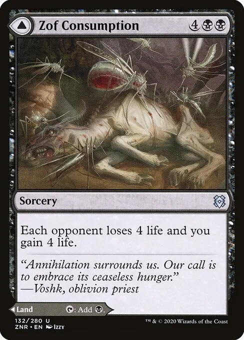 Zof Consumption // Zof Bloodbog — Zendikar Rising