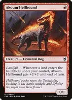 Akoum Hellhound — Zendikar Rising