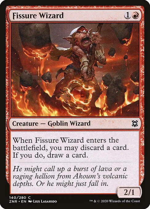 Fissure Wizard — Zendikar Rising