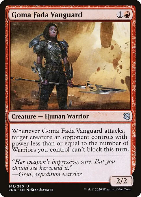Goma Fada Vanguard — Zendikar Rising