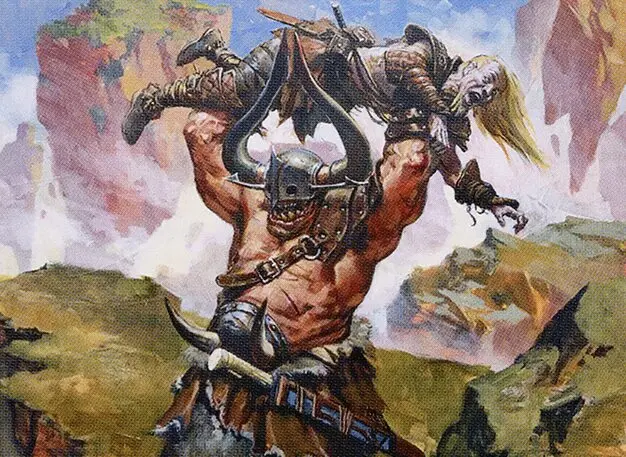 Art detail — Kazuul's Fury // Kazuul's Cliffs