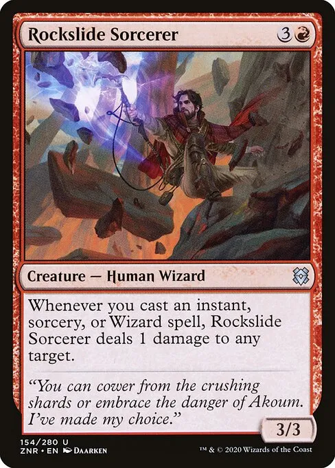Rockslide Sorcerer — Zendikar Rising
