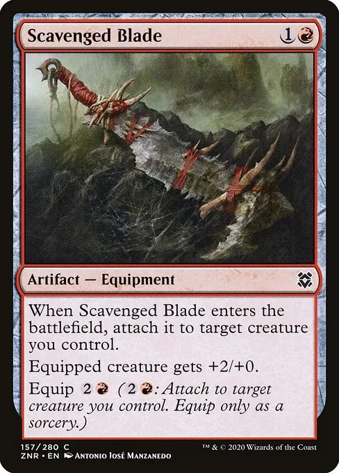Scavenged Blade — Zendikar Rising