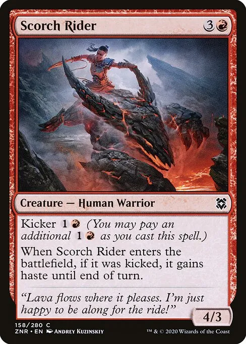 Scorch Rider — Zendikar Rising