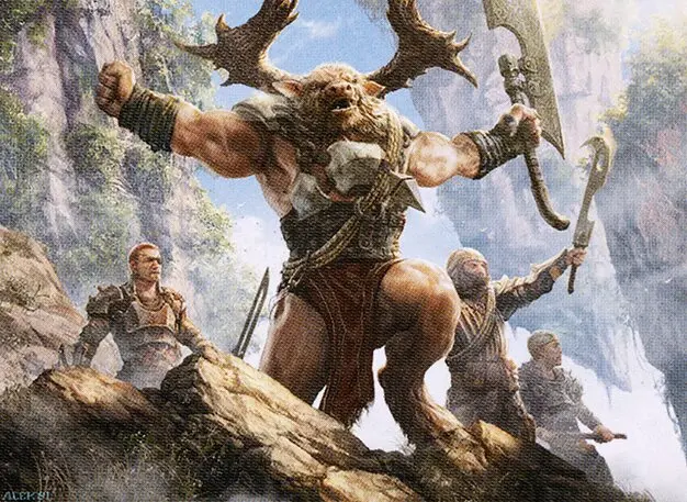 Art detail — Shatterskull Minotaur