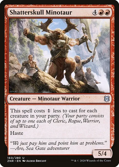 Shatterskull Minotaur — Zendikar Rising