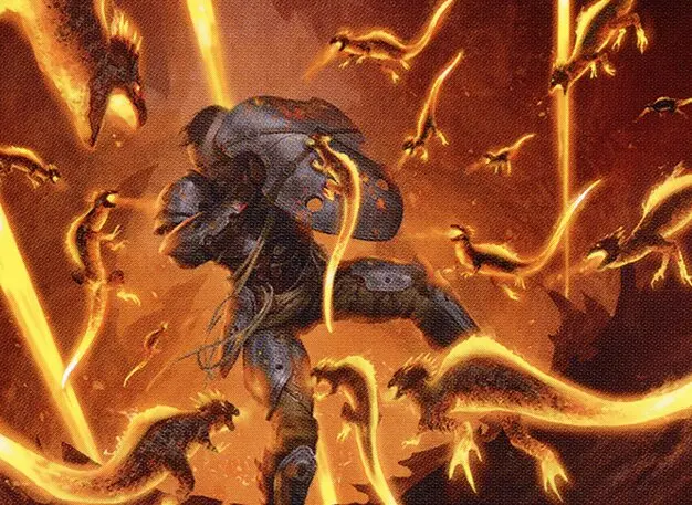 Art detail — Sizzling Barrage