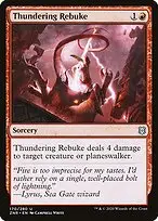 Thundering Rebuke — Zendikar Rising
