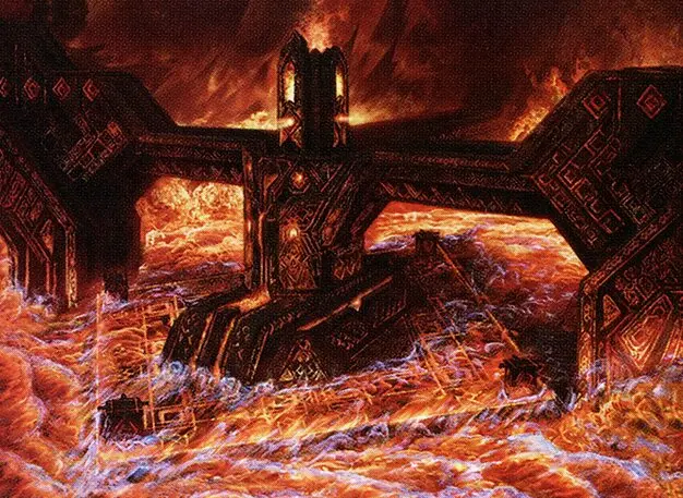 Art detail — Valakut Awakening // Valakut Stoneforge