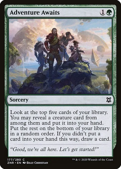 Adventure Awaits — Zendikar Rising