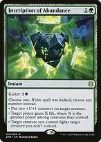 Inscription of Abundance — Zendikar Rising